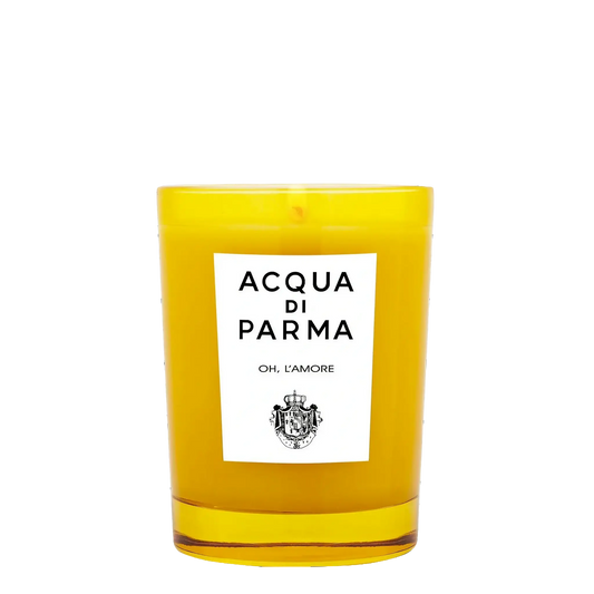 Image qui affiche Bougie Bougie Oh, L’Amore d'une contenance de 200g Neuf. Une création par la Marque Acqua Di Parma et vendu par Ambre&Musc Parfumerie de Niche et Institut de Beauté.
