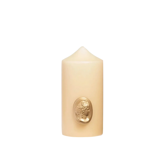 Image qui affiche Cierge Cierge Pierre d'une dimensions de 8cm x 15cm Neuf. Une création par la Marque Trudon et vendu par Ambre&Musc Parfumerie de Niche et Institut de Beauté.