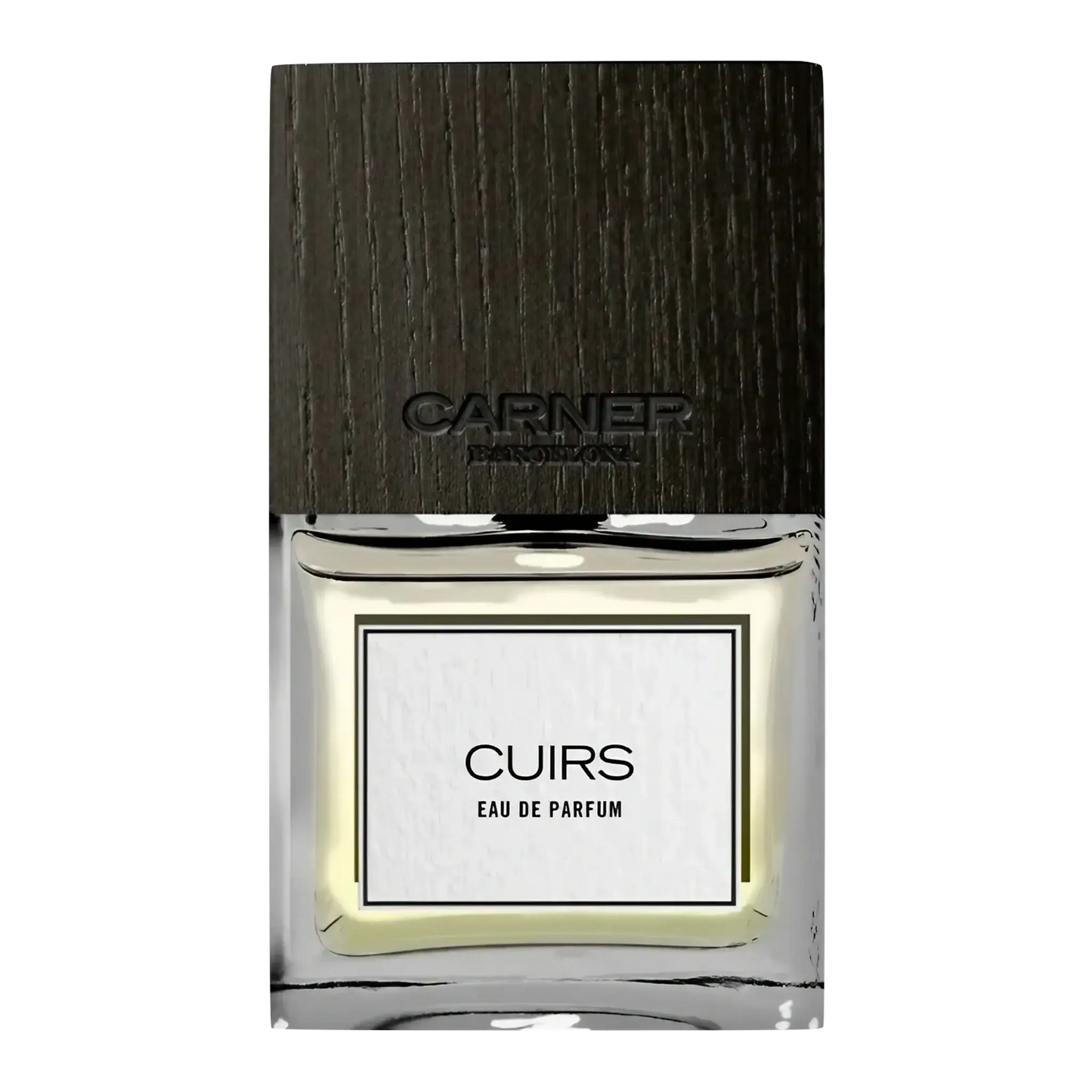 Image qui affiche Parfum Cuirs d'une contenance de 50ml Neuf. Une création par la Marque Carner et vendu par Ambre&Musc Parfumerie de Niche et Institut de Beauté.