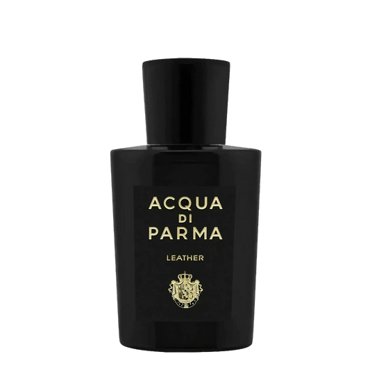 Image qui affiche Parfum Leather d'une contenance de 100ml Neuf. Une création par la Marque Acqua Di Parma et vendu par Ambre&Musc Parfumerie de Niche et Institut de Beauté.