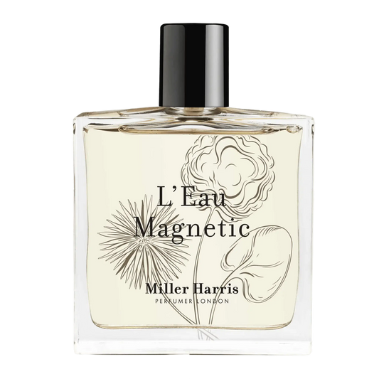Image qui affiche Parfum L'Eau Magnetic d'une contenance de 100ml Neuf. Une création par la Marque Miller Harris et vendu par Ambre&Musc Parfumerie de Niche et Institut de Beauté.