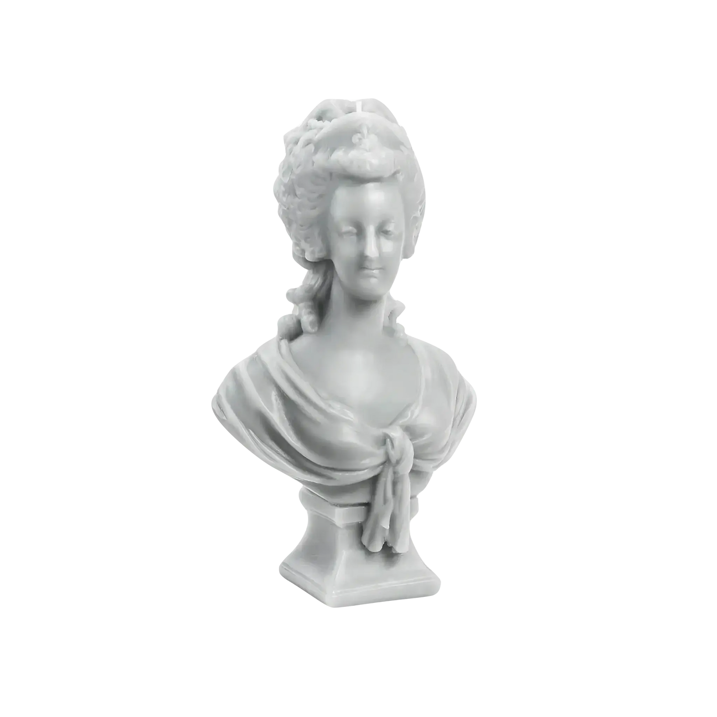 Image qui affiche Bustes Marie-Antoinette d'une contenance de Gris Neuf. Une création par la Marque Trudon et vendu par Ambre&Musc Parfumerie de Niche et Institut de Beauté.