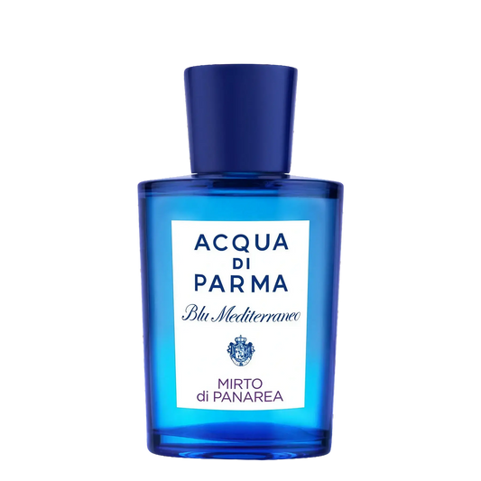 Image qui affiche Parfum Mirto Di Panarea d'une contenance de 75ml Neuf. Une création par la Marque Acqua Di Parma et vendu par Ambre&Musc Parfumerie de Niche et Institut de Beauté.