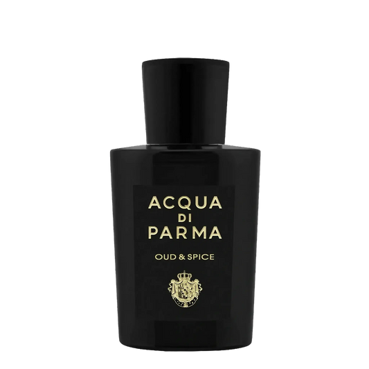 Image qui affiche Parfum Oud & Spice d'une contenance de 100ml Neuf. Une création par la Marque Acqua Di Parma et vendu par Ambre&Musc Parfumerie de Niche et Institut de Beauté.