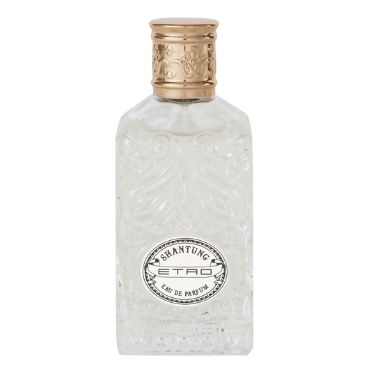 Image qui affiche Parfum Shantung d'une contenance de 100ml Neuf. Une création par la Marque Etro et vendu par Ambre&Musc Parfumerie de Niche et Institut de Beauté.