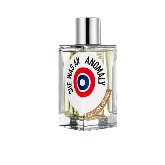 Image qui affiche Parfum She Was An Anomaly d'une contenance de 100ml Neuf. Une création par la Marque Etat Libre d’Orange et vendu par Ambre&Musc Parfumerie de Niche et Institut de Beauté.