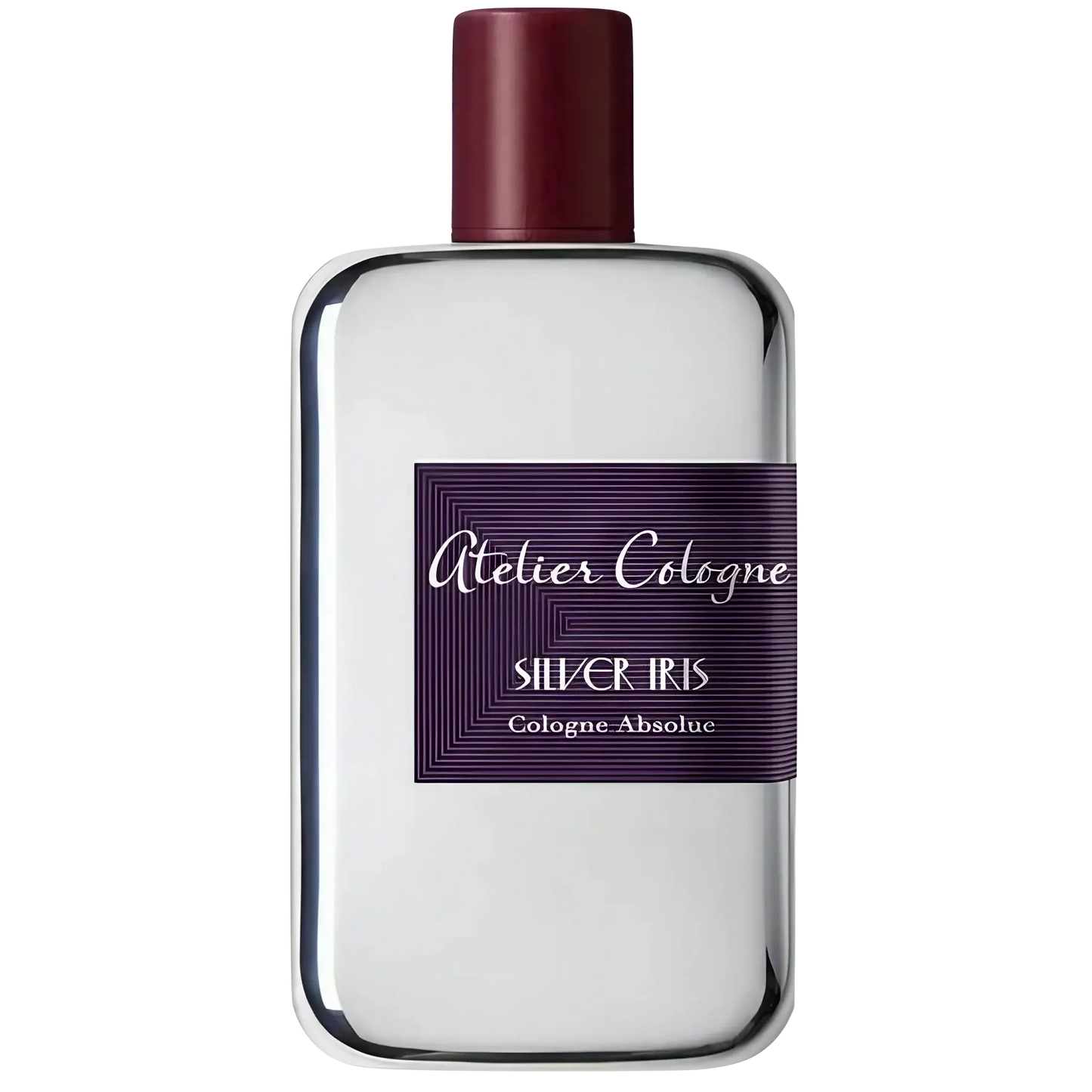 Image qui affiche Parfum Silver Iris d'une contenance de 100ml Neuf. Une création par la Marque Atelier Cologne et vendu par Ambre&Musc Parfumerie de Niche et Institut de Beauté.